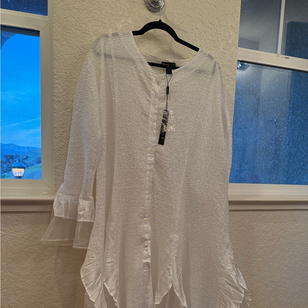 Bridal Curvy Plus Size Elegant Luxury White Dress Size 2 X